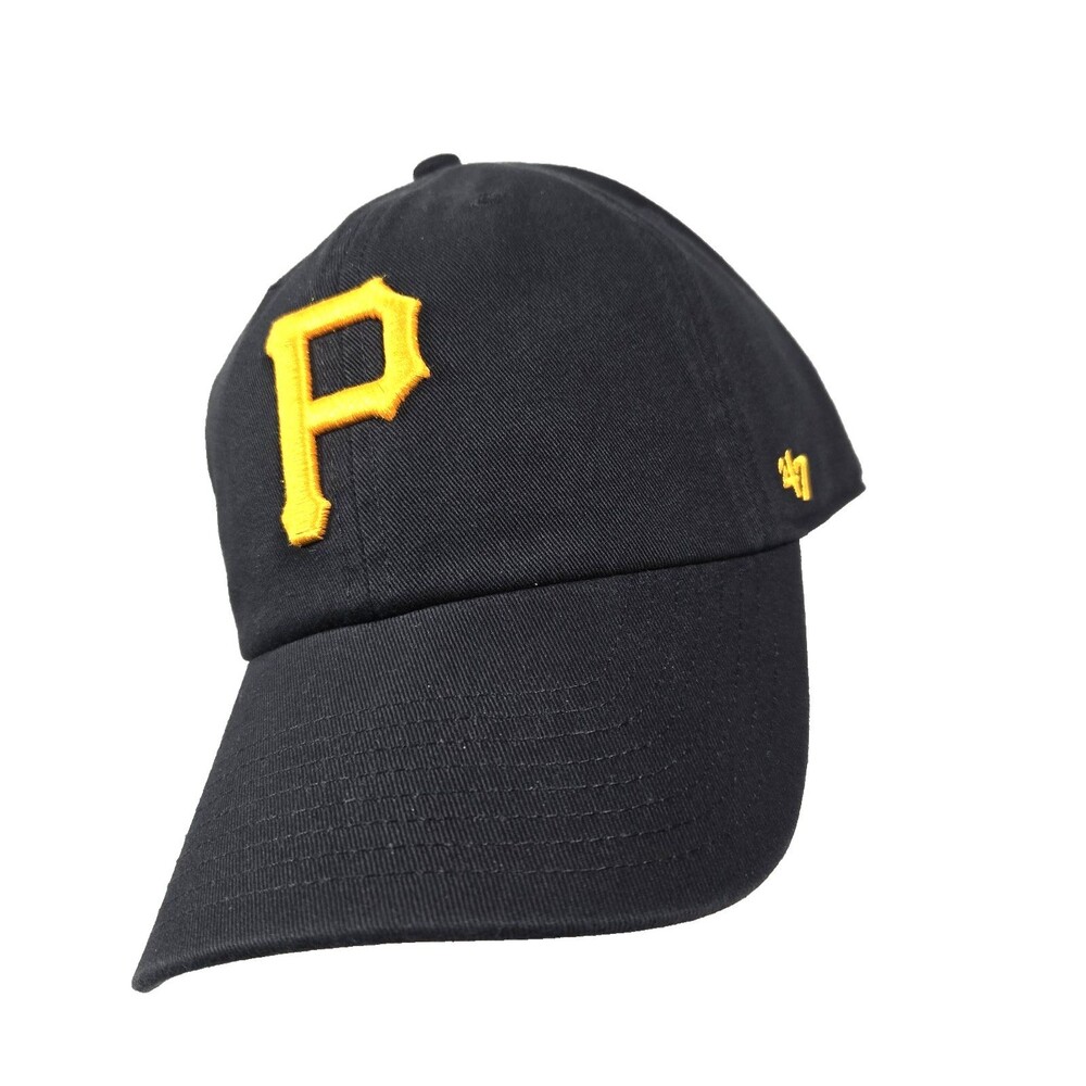 Pittsburgh Pirates ‘47 Brand Adjustable Strapback Black Hat Cap New
